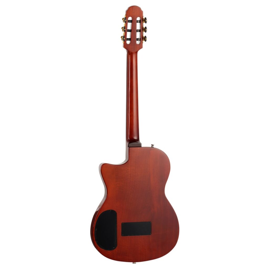 Tanglewood EMDC8BK Thinline Electro Nylon Black