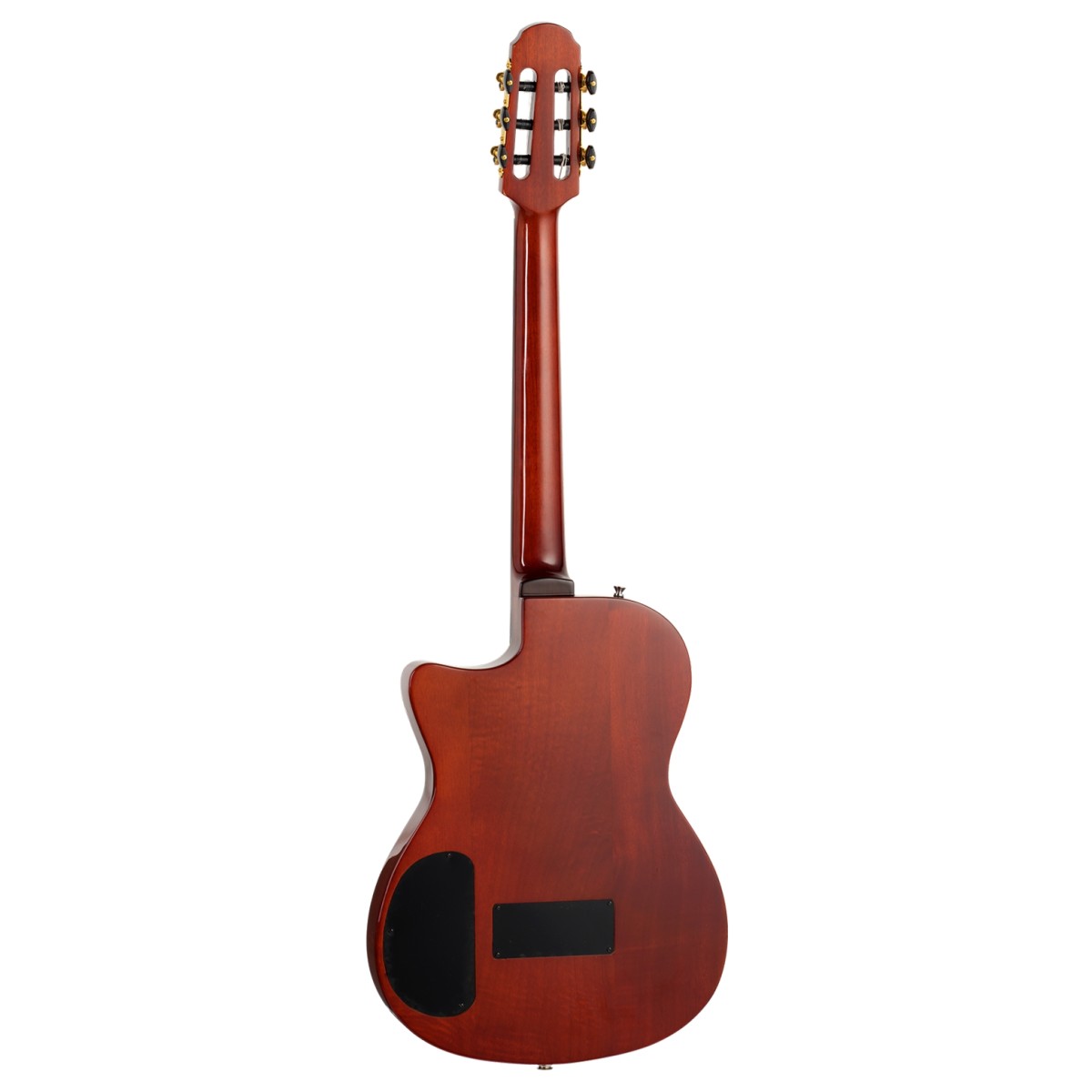 Tanglewood EMDC8BK Thinline Electro Nylon Black