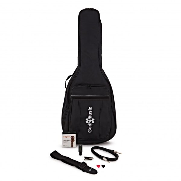 Single Cutaway Electro Acoustic Guitar Sunburst 15W Acoustic Amp & Accessory Pack