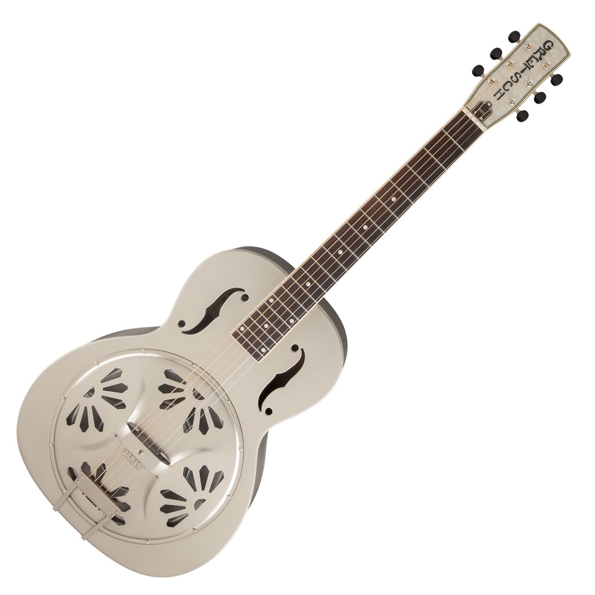 Gretsch G9221 Bobtail Steel Body Resonator Guitar Round-Neck