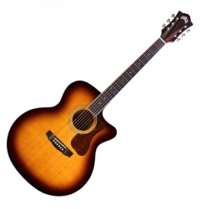Guild F-250CE Deluxe Jumbo Electro Acoustic Antique Burst