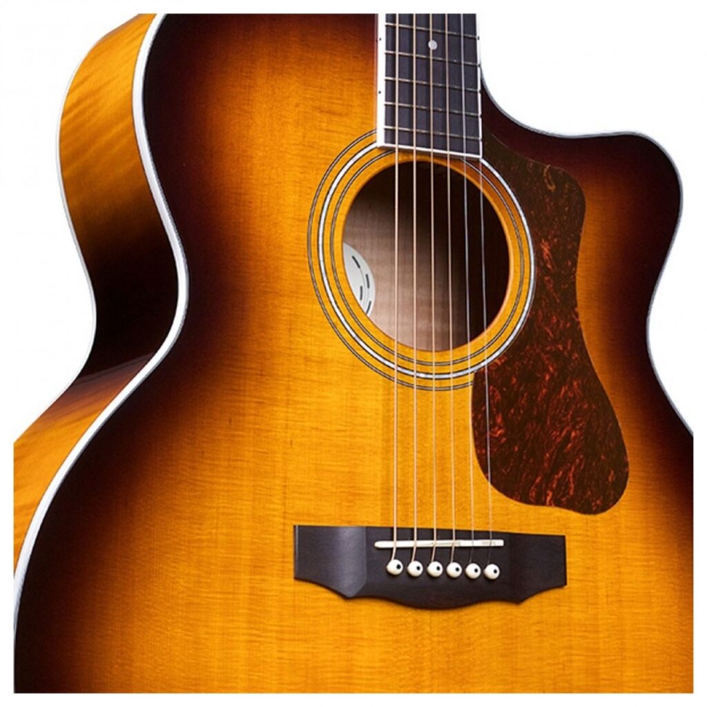 Guild F-250CE Deluxe Jumbo Electro Acoustic Antique Burst