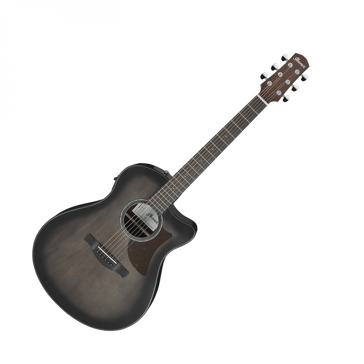 Ibanez AAM70CE Transparent Charcoal Burst