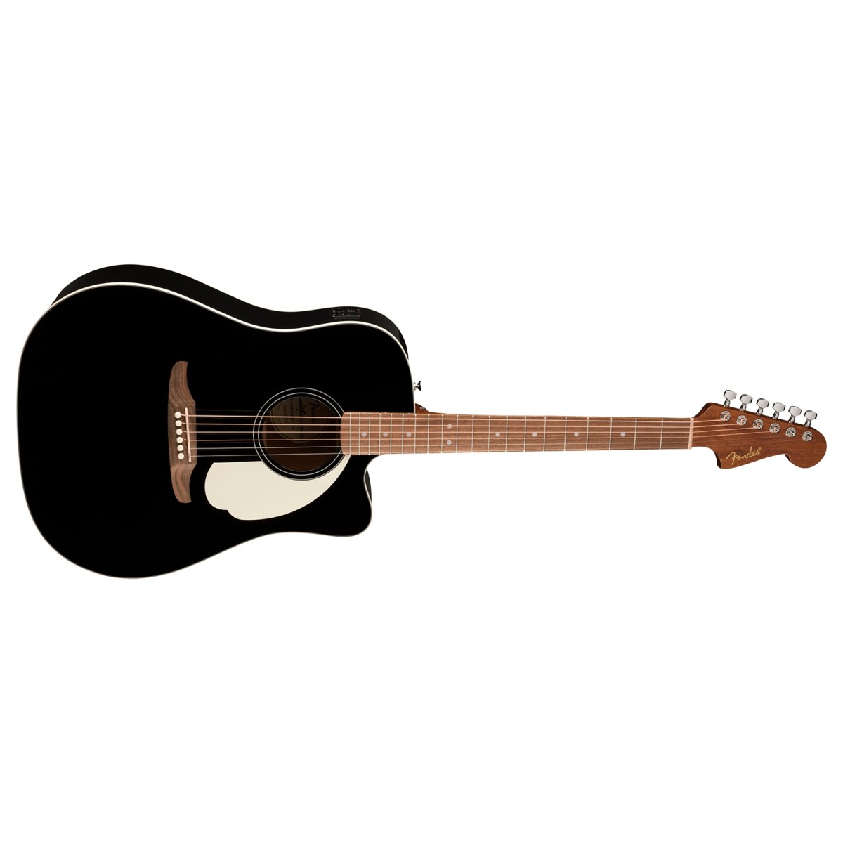 Fender California Standard Redondo CE Electroacoustic Guitar Spruce Top Black
