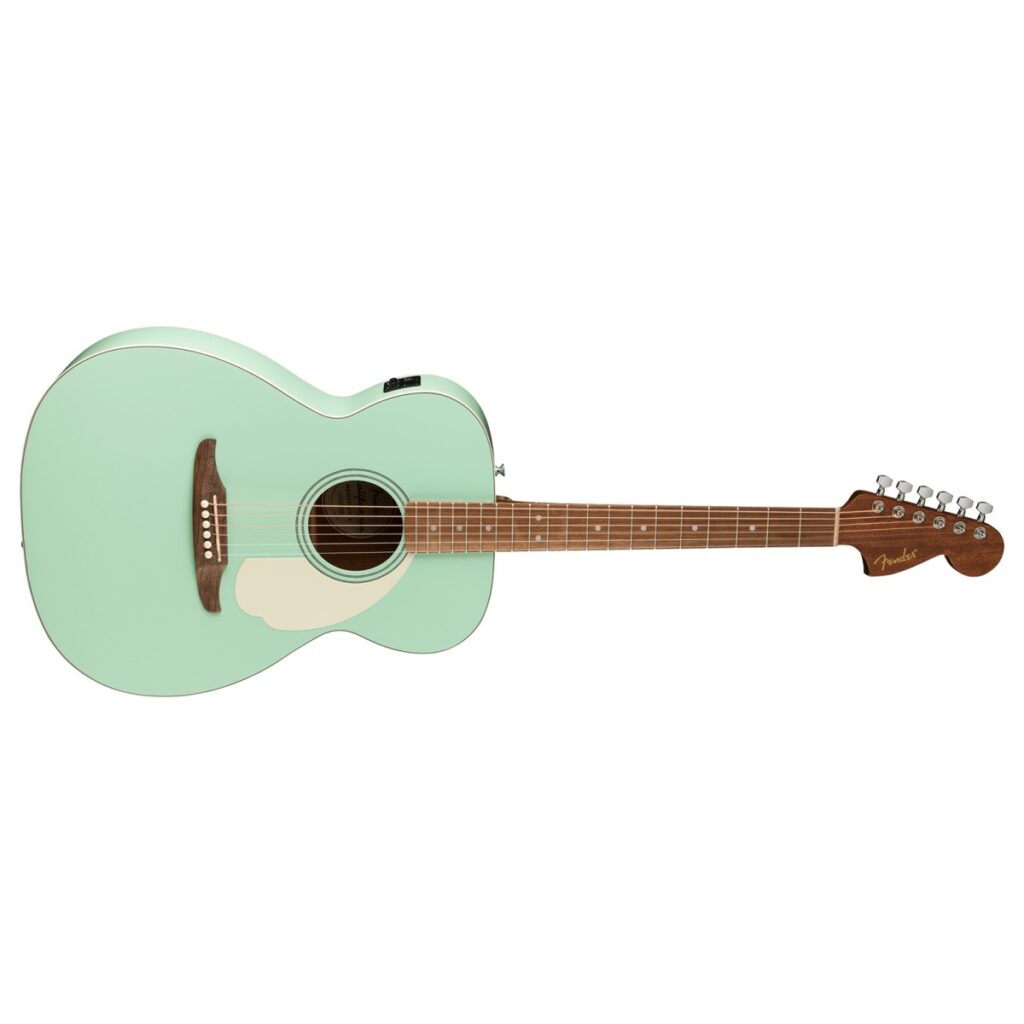 Fender California Standard Monterey Electroacoustic Guitar Spruce Top Surf Green