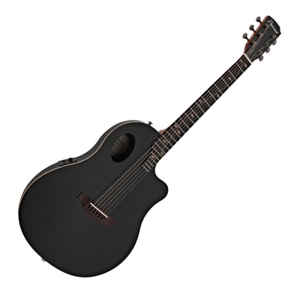 Hartwood Sonata Roundback Electro-Acoustic Guitar Black