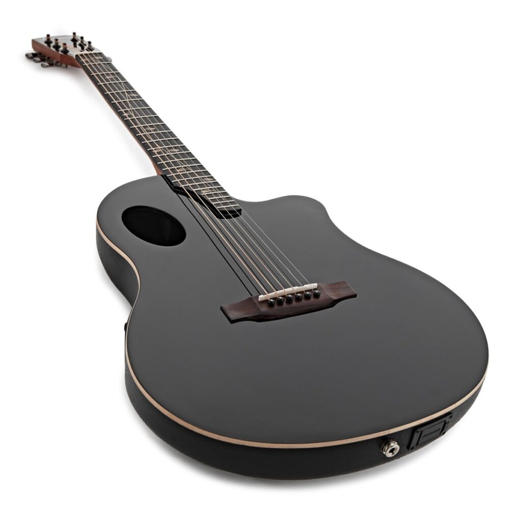 Hartwood Sonata Roundback Electro-Acoustic Guitar Black