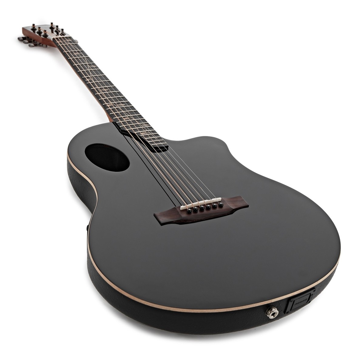 Hartwood Sonata Roundback Electro-Acoustic Guitar Black