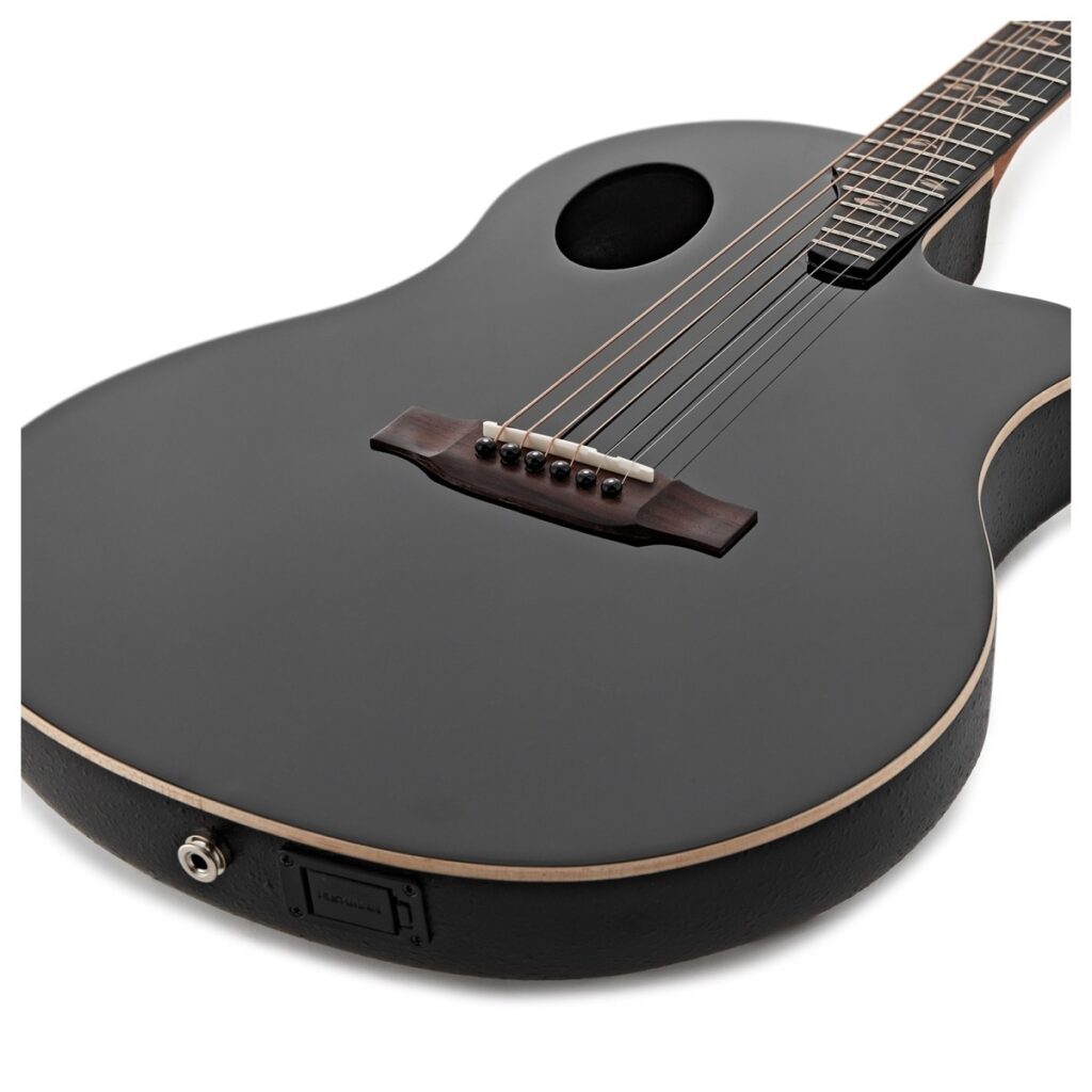 Hartwood Sonata Roundback Electro-Acoustic Guitar Black