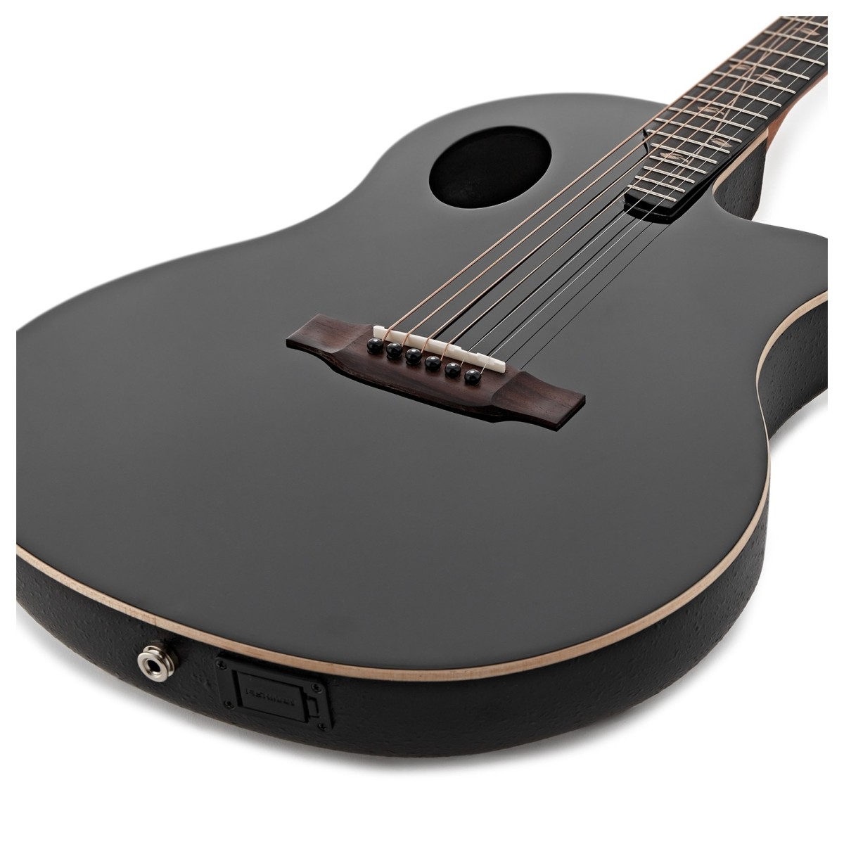 Hartwood Sonata Roundback Electro-Acoustic Guitar Black