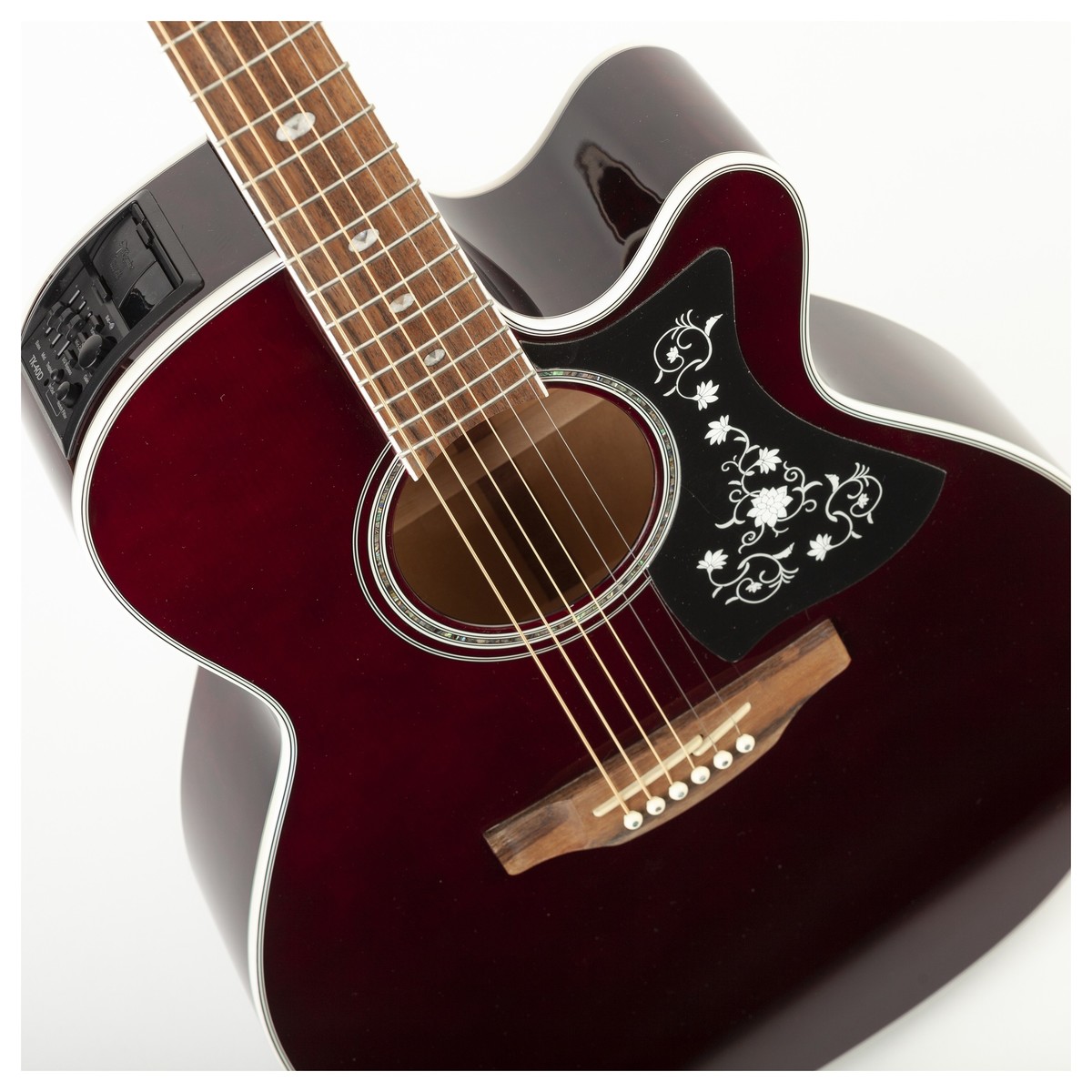 Takamine GN75CE Electro Acoustic Wine Red