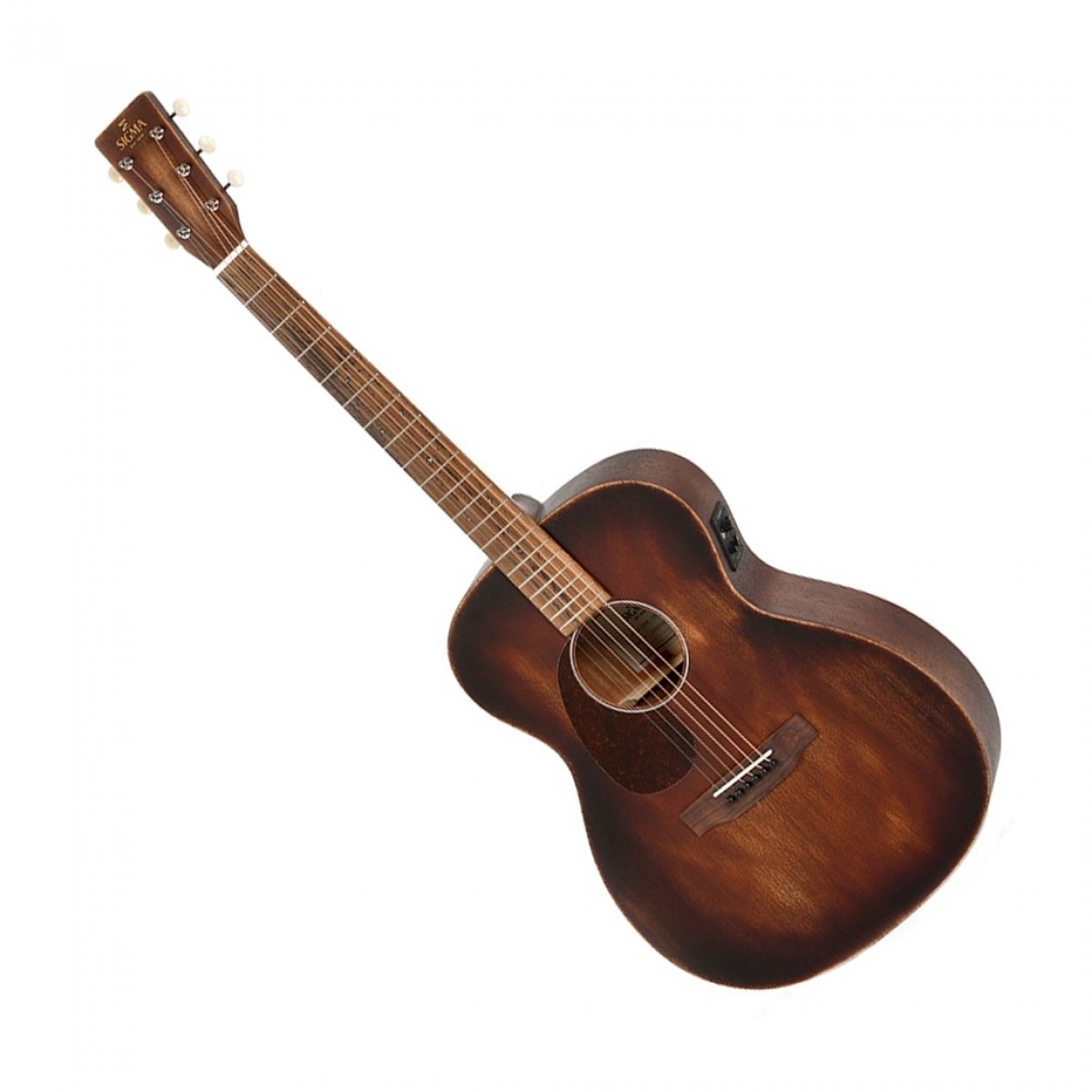 Sigma 000M-15EL-AGED Electro Acoustic Left Handed Distressed Satin