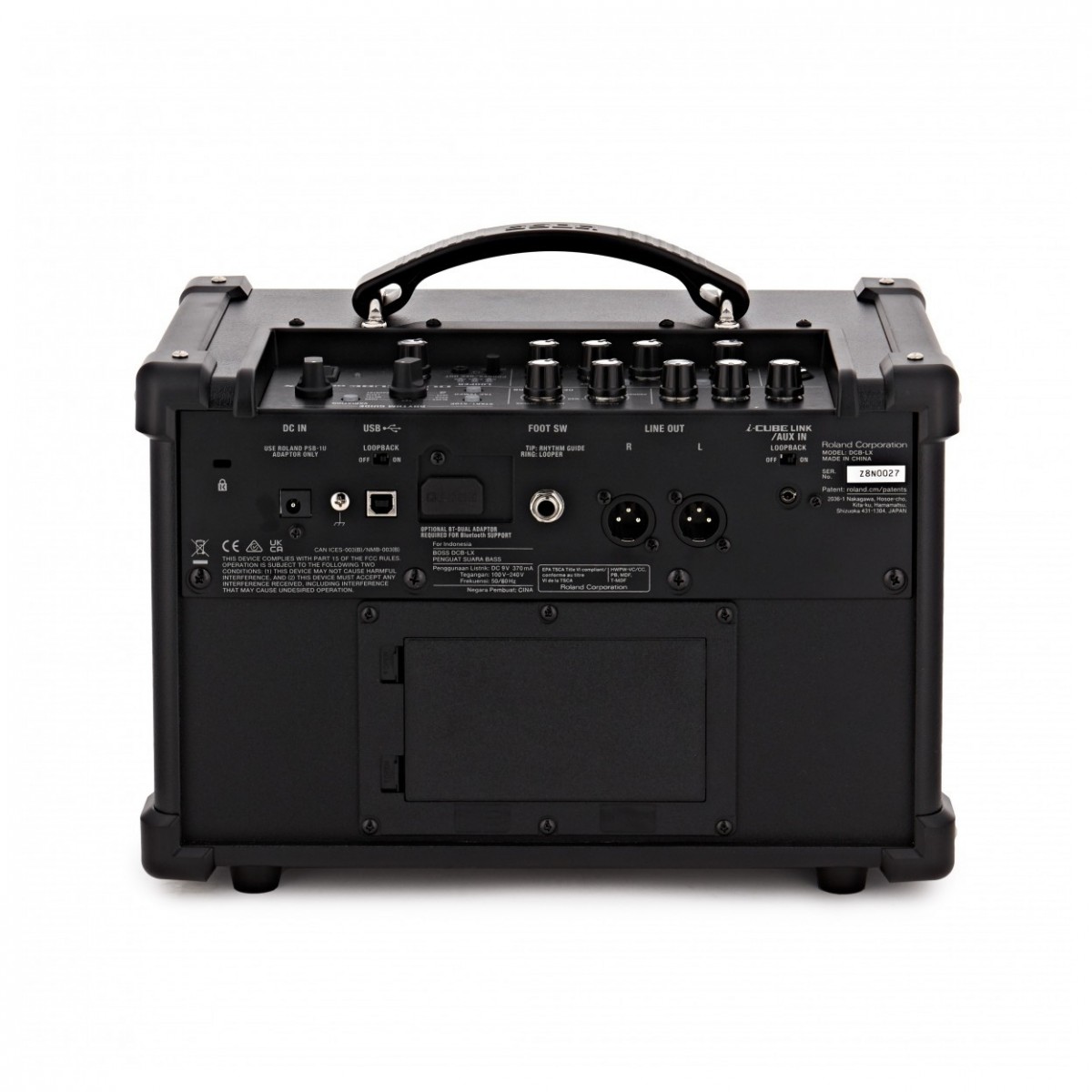 Boss Dual Cube Bass LX Bass Guitar Amplifier with Footswitch