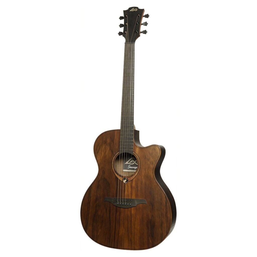 Lag Sauvage Auditorium Cutaway Electro Acoustic Natural