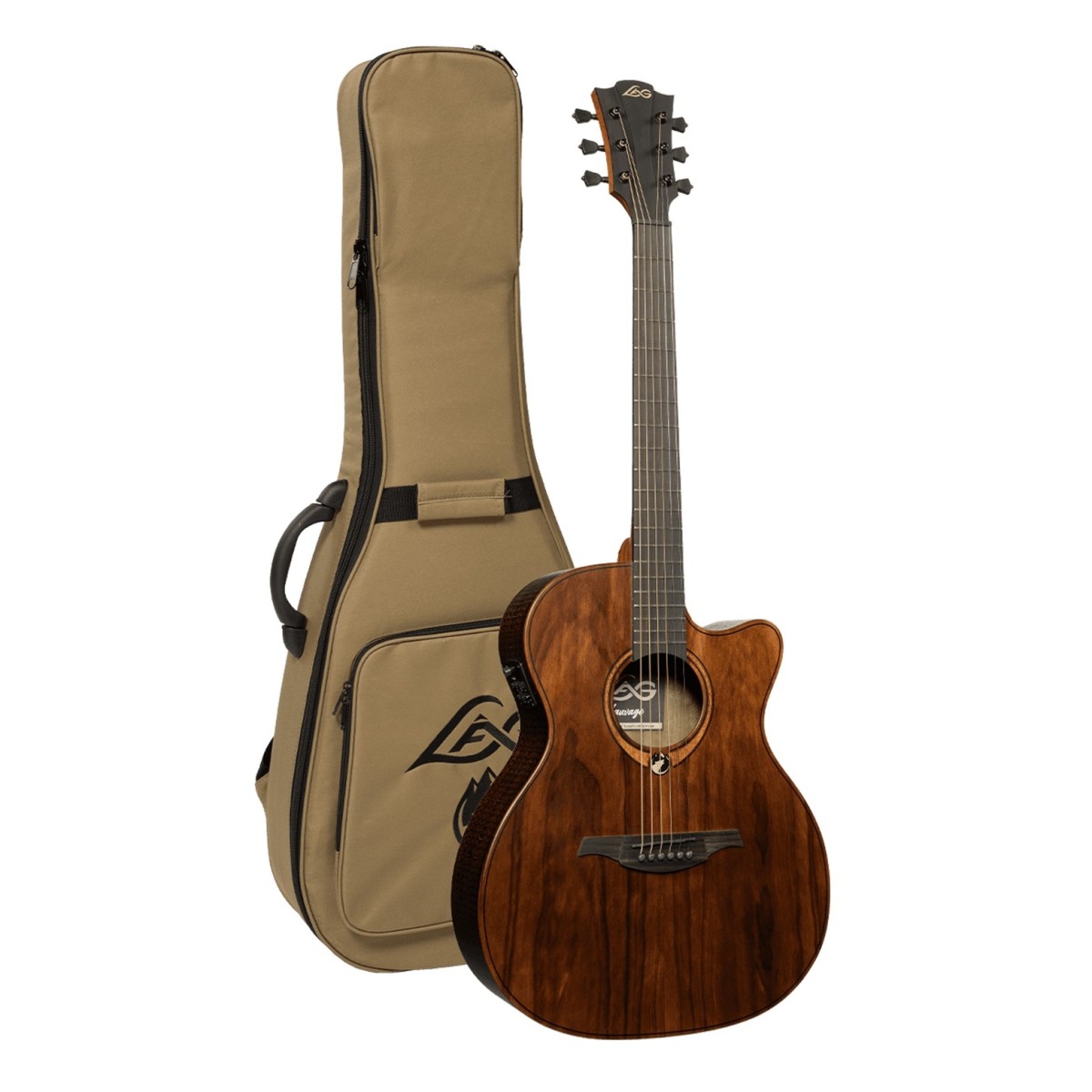 Lag Sauvage Auditorium Cutaway Electro Acoustic Natural