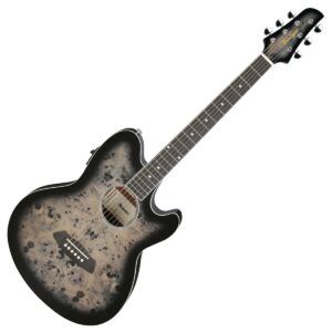 Ibanez TCY10PA Transparent Brown Black Burst
