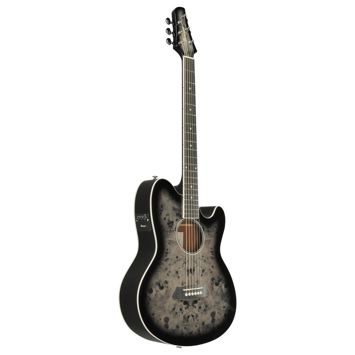 Ibanez TCY10PA Transparent Brown Black Burst