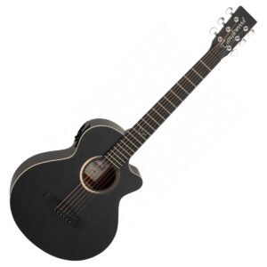 Tanglewood TB2CE Blackbird Travel Acoustic Smokestack Black Satin