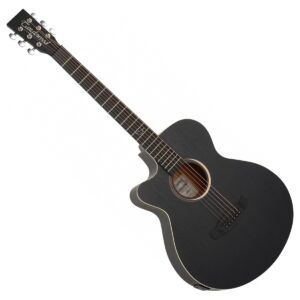 Tanglewood TB4CE Blackbird Super Folk Left Handed Acoustic Smokestack Black Satin