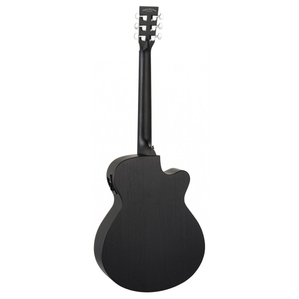 Tanglewood TB4CE Blackbird Super Folk Left Handed Acoustic Smokestack Black Satin