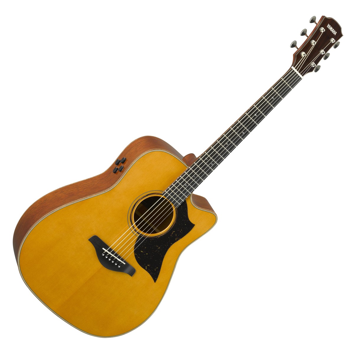 Yamaha A5M Mahogany Electro Acoustic Guitar Vintage Natural