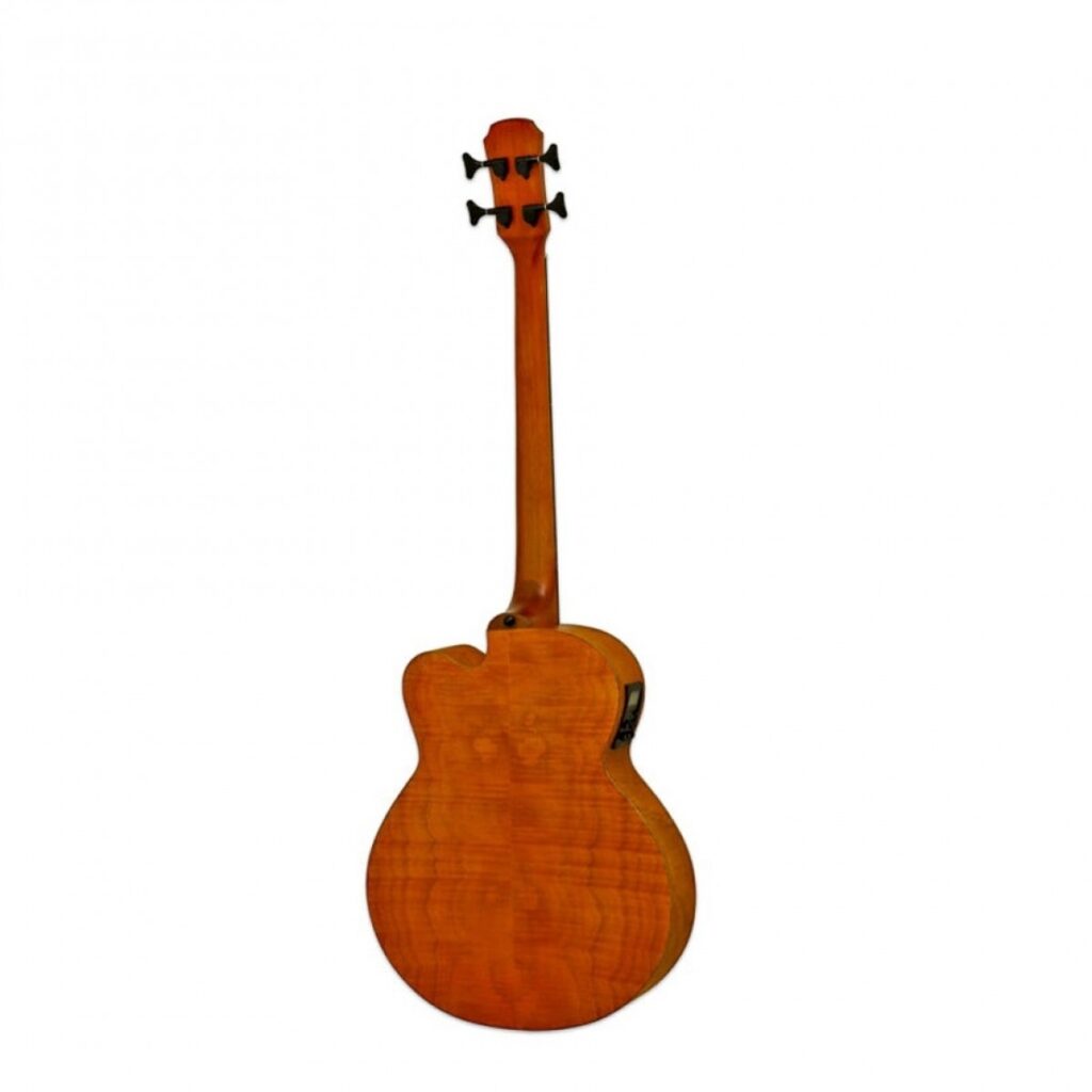 Aria FEB-F2M Medium Scale Bass Stained Brown