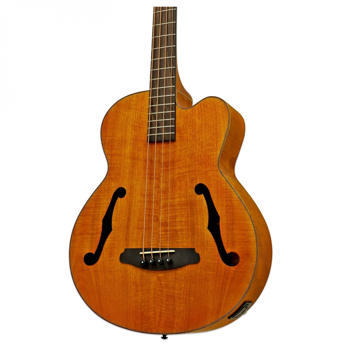Aria FEB-F2M Medium Scale Bass Stained Brown