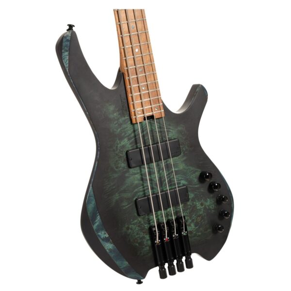 Cort Space 4 Headless Bass Star Dust Green