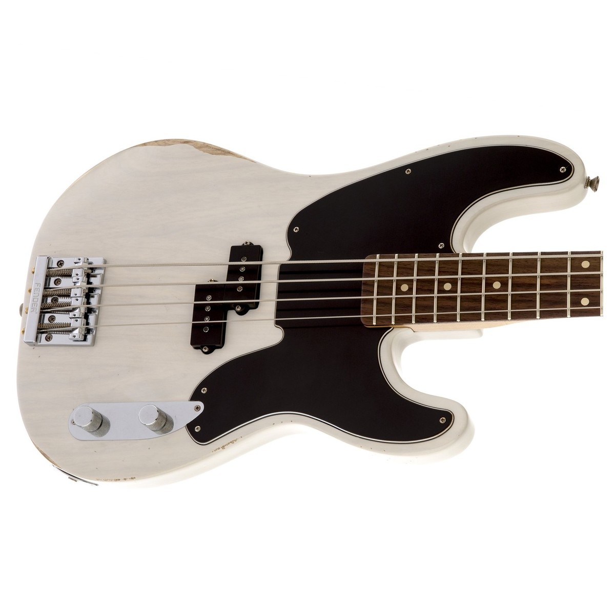 Fender Mike Dirnt Road Worn Precision Bass RW White Blonde