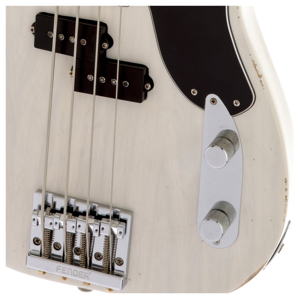 Fender Mike Dirnt Road Worn Precision Bass RW White Blonde