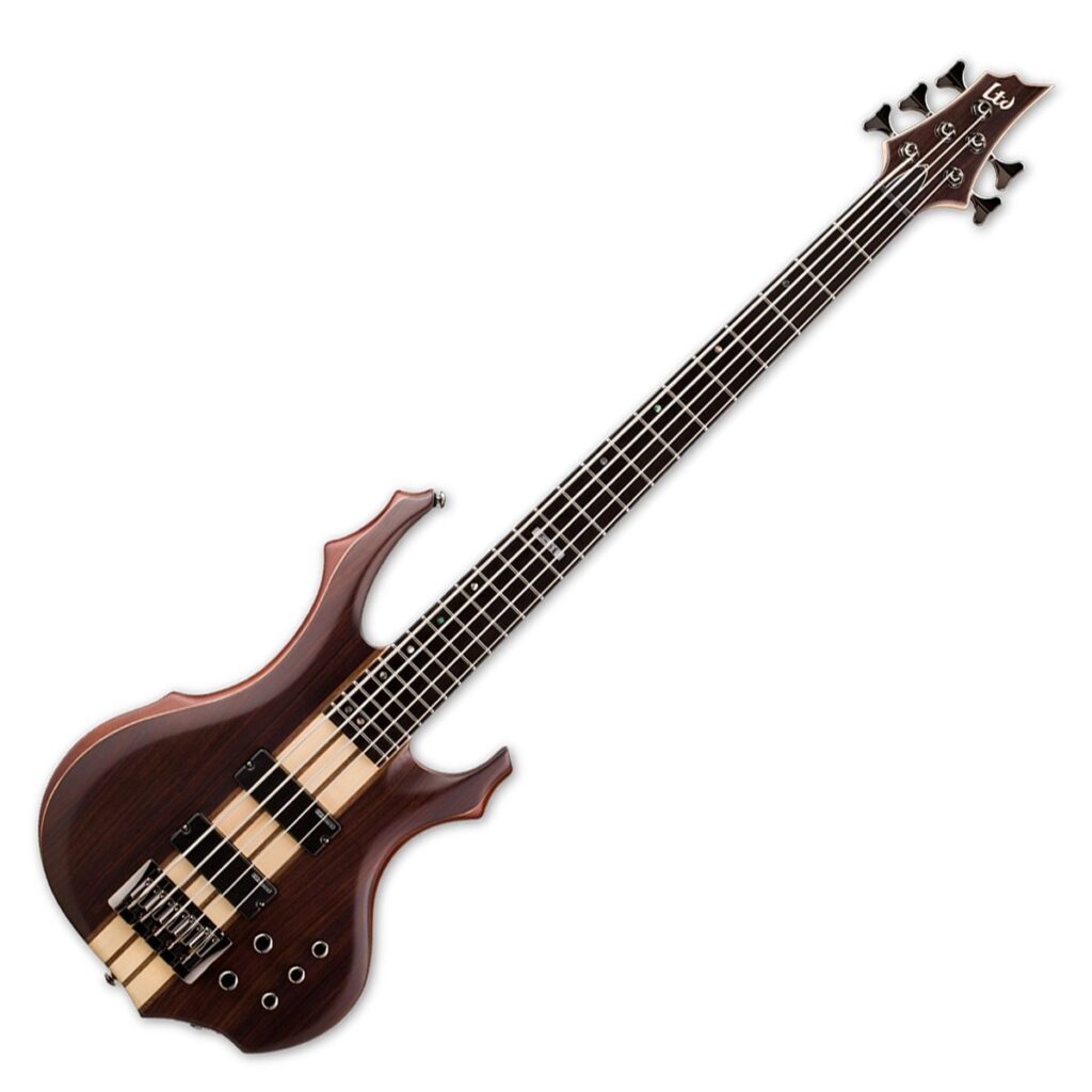 ESP LTD F-5EM 5-String Natural Satin