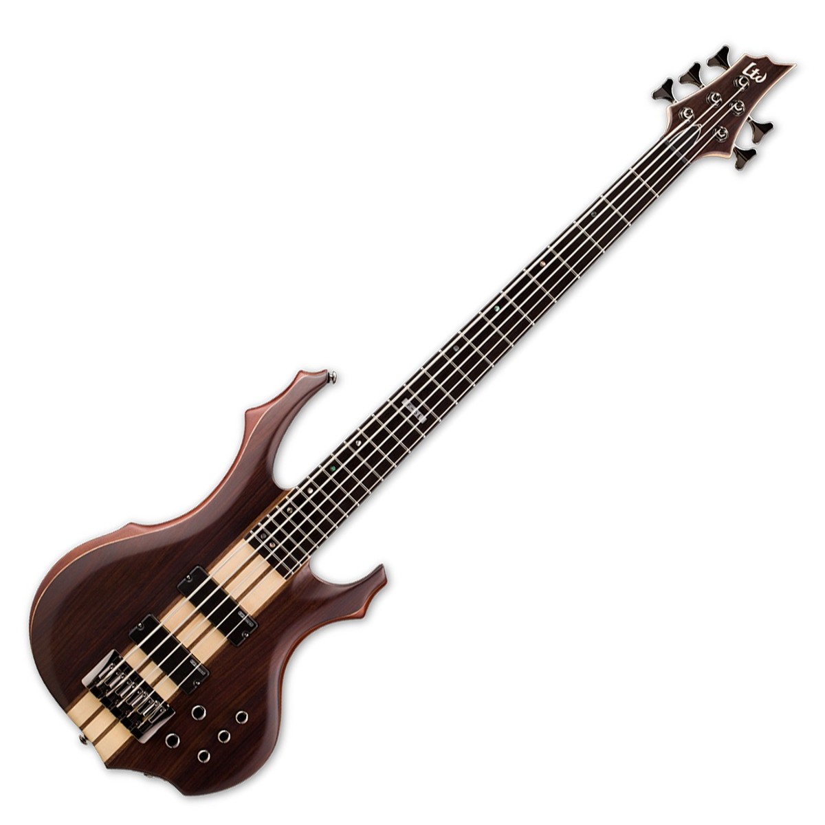 ESP LTD F-5EM 5-String Natural Satin