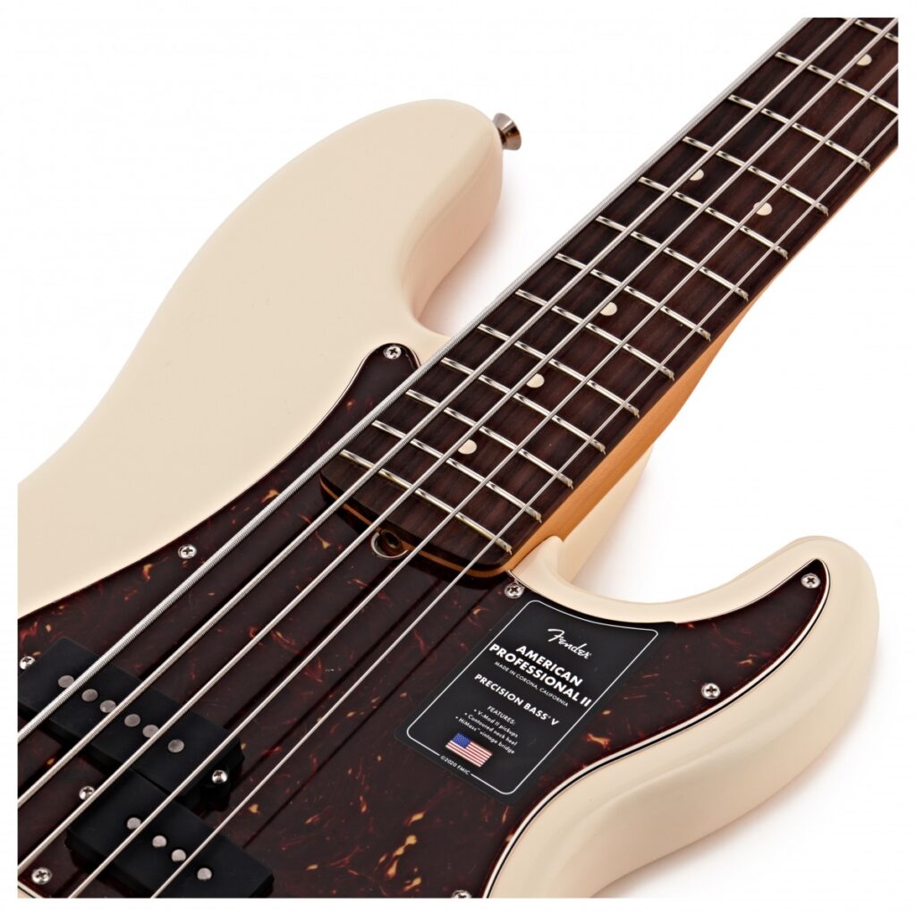 Fender American Professional II Precision Bass V RW Olympic White
