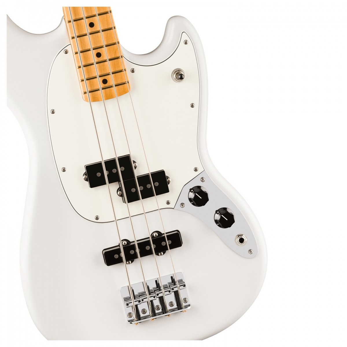 Fender Player II Mustang Bass PJ MN Polar White