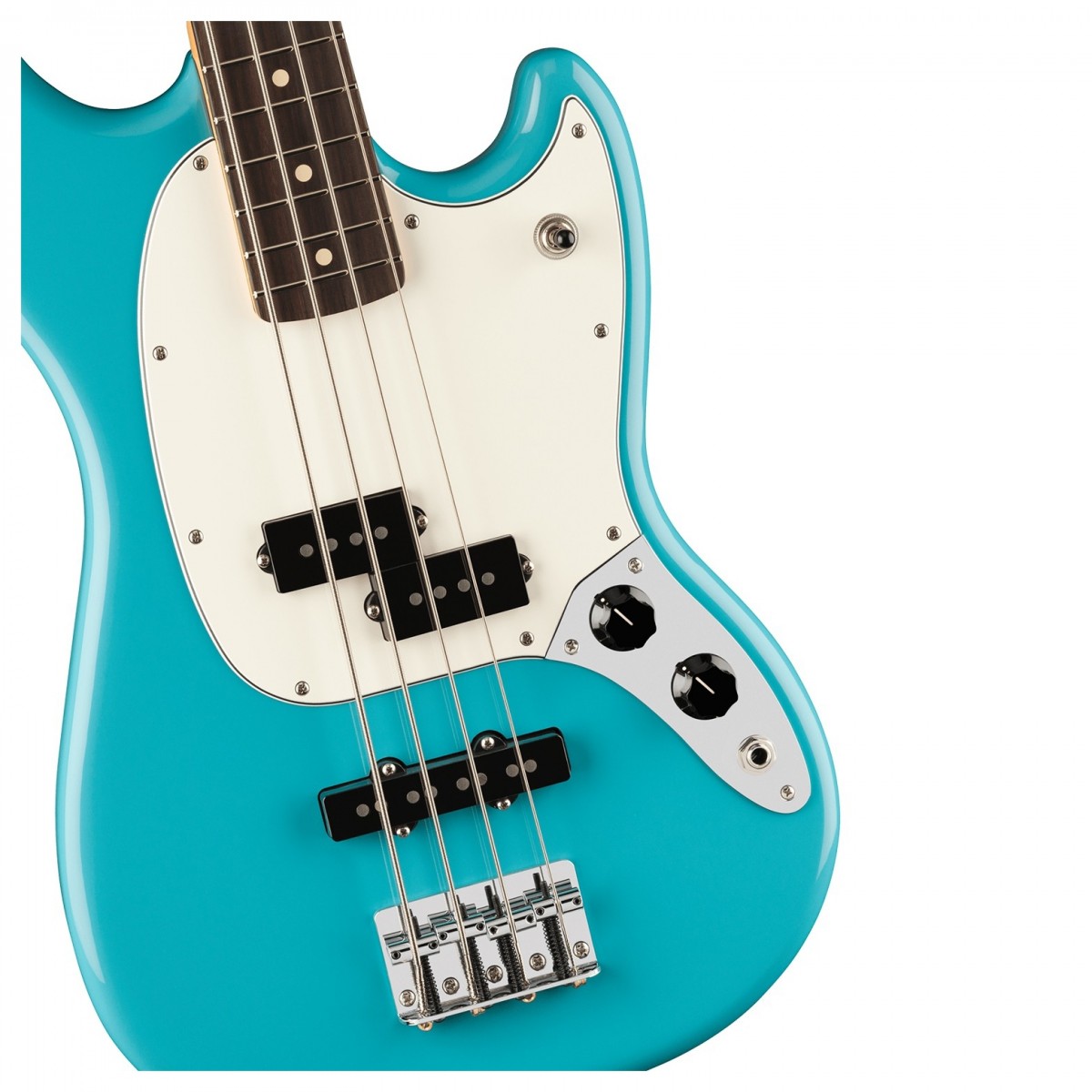 Fender Player II Mustang Bass PJ RW Aquatone Blue
