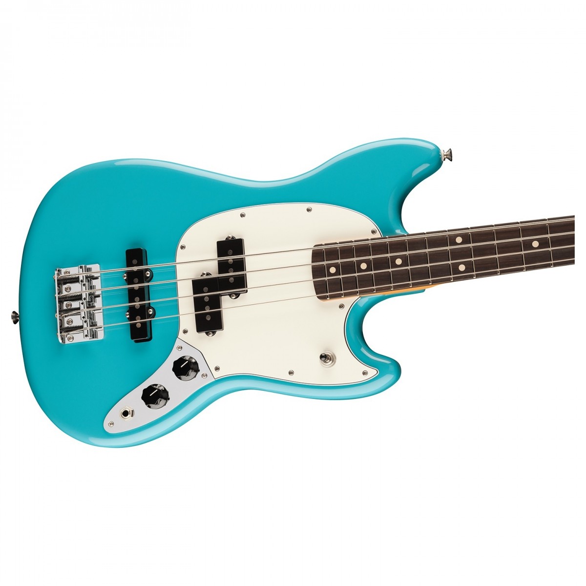 Fender Player II Mustang Bass PJ RW Aquatone Blue