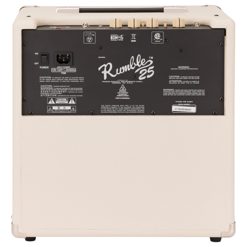 Fender Limited Edition Rumble 25 (V3) Ivory