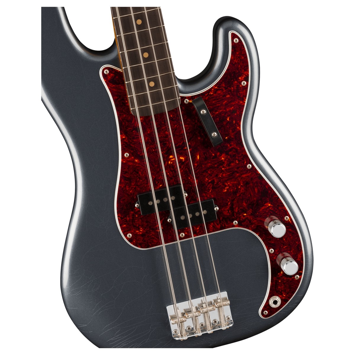 Fender Vintera II Road Worn 60s Precision Bass RW Charcoal Frost Metallic