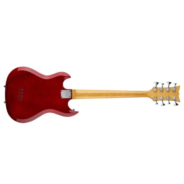 Hagstrom H8-II 8-String Bass Wild Cherry Transparent