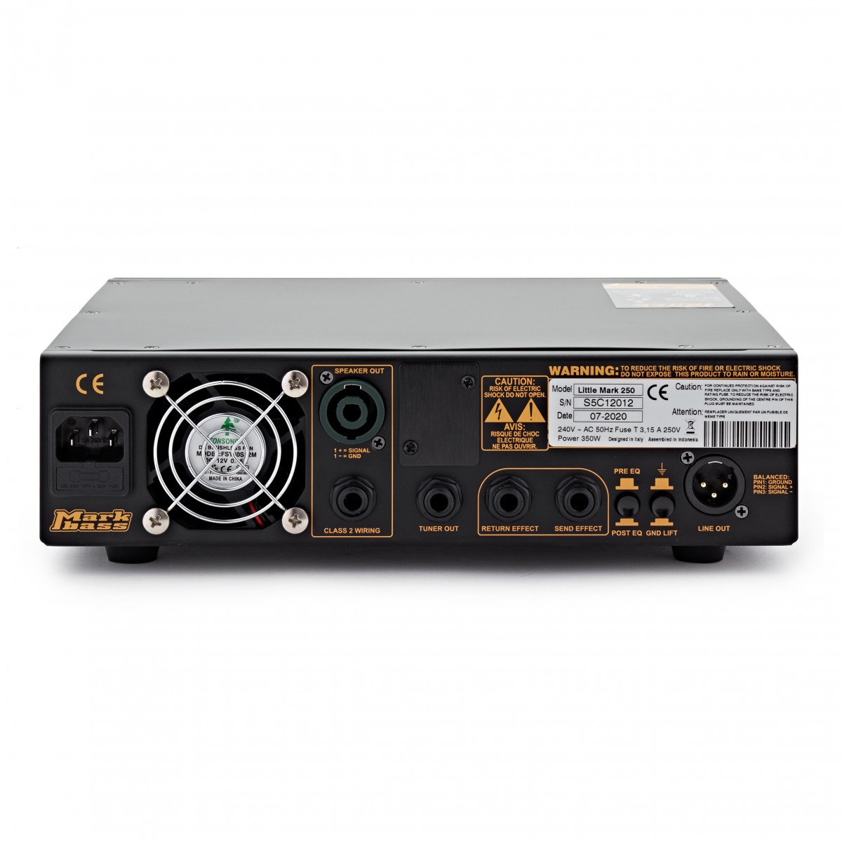 MarkBass Little Mark 250 Black Line Bass Amp Head