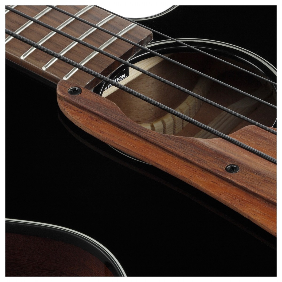 Ibanez AEGB24E Acoustic Bass Black High Gloss