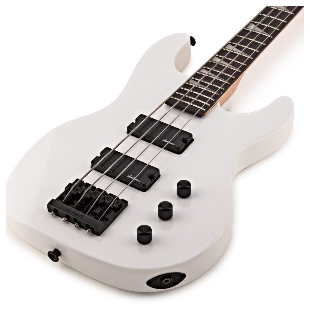 Jackson JS Series Concert Bass JS2 Amaranth Fingerboard Snow White