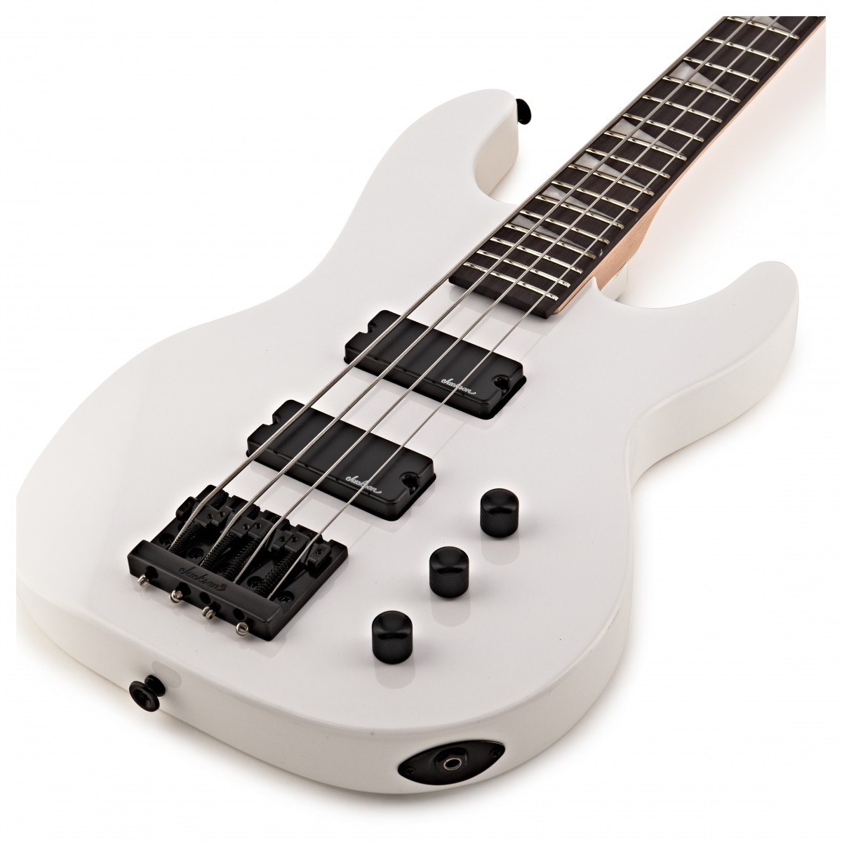 Jackson JS Series Concert Bass JS2 Amaranth Fingerboard Snow White
