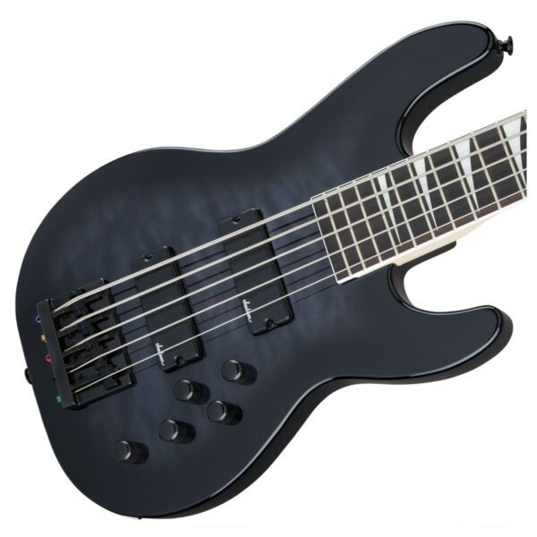 Jackson JS Series Concert 5-String Bass JS3VQ Transparent Black Burst