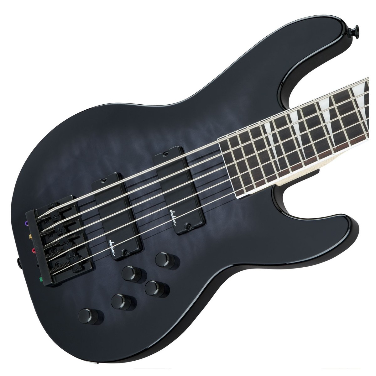 Jackson JS Series Concert 5-String Bass JS3VQ Transparent Black Burst