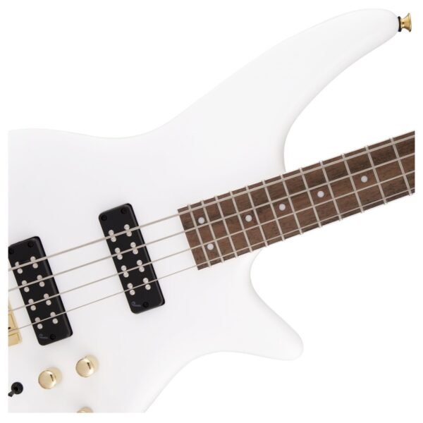 Jackson JS Series Spectra Bass JS3 Snow White Gold