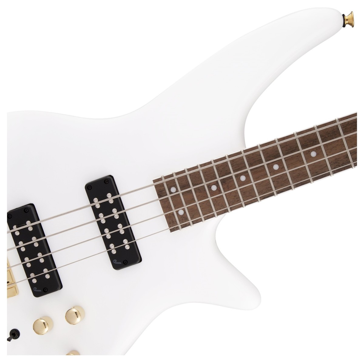 Jackson JS Series Spectra Bass JS3 Snow White Gold