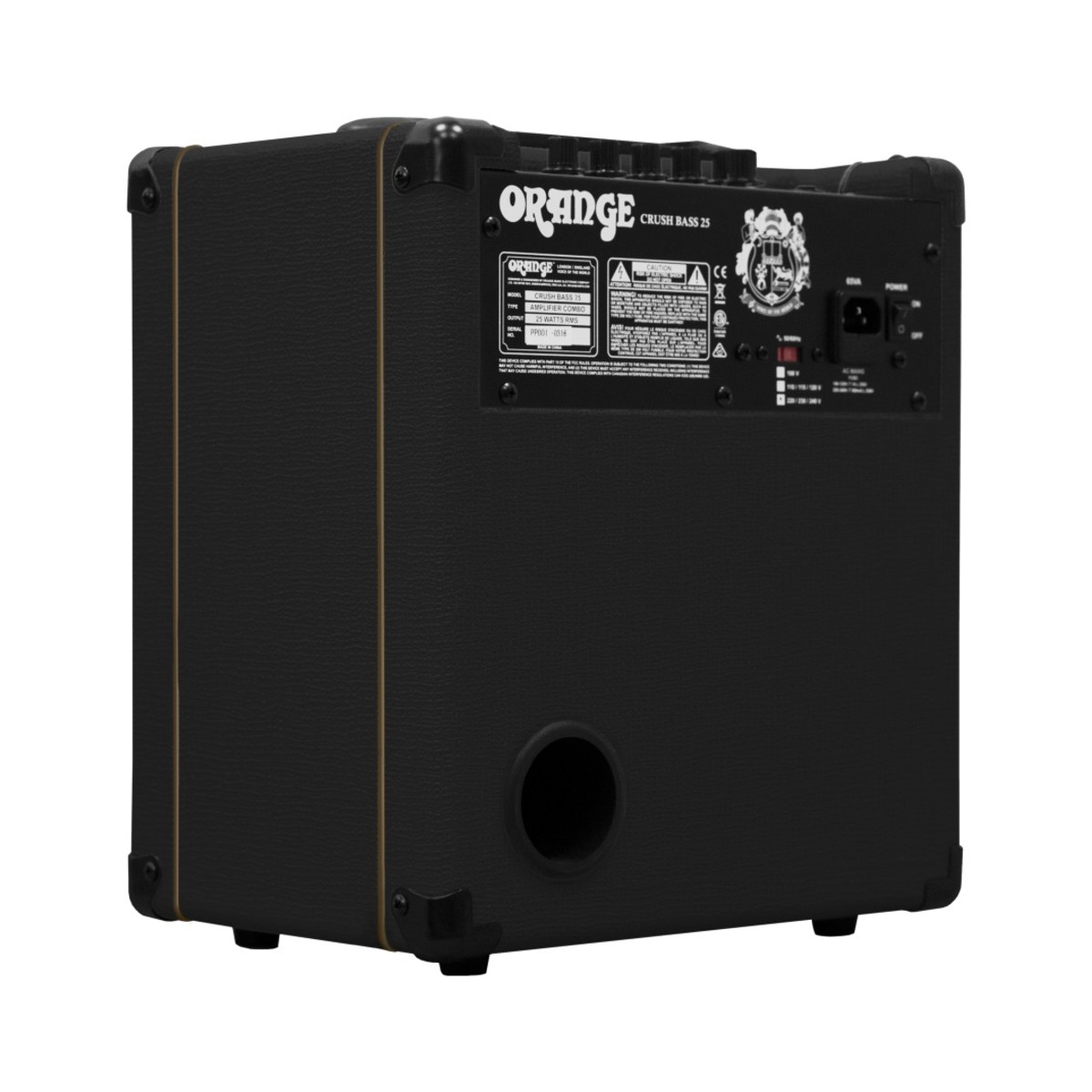 Orange Crush Bass 25 Combo Black
