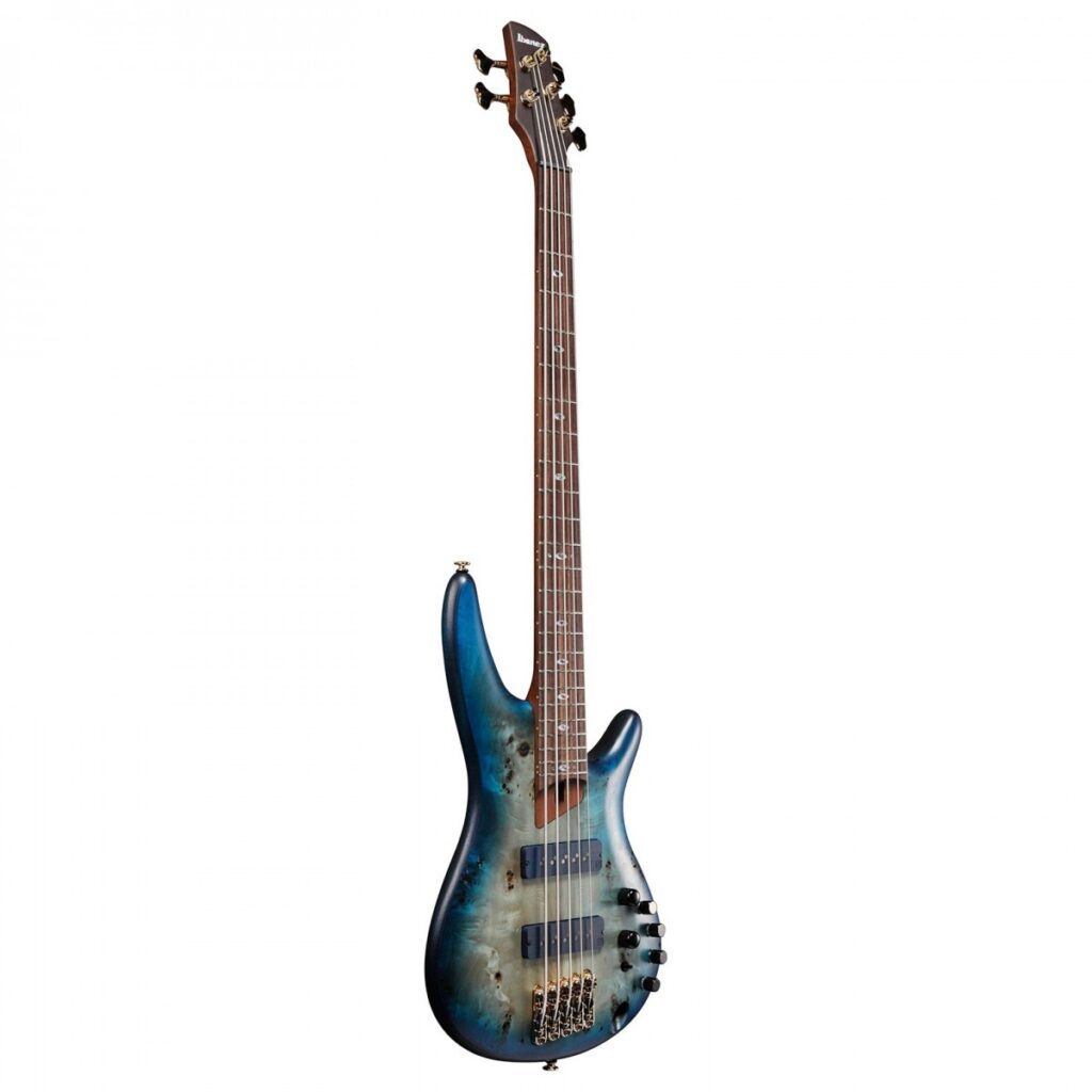 Ibanez SR6605 Prestige 5 String Ghost Fleet Blue Burst