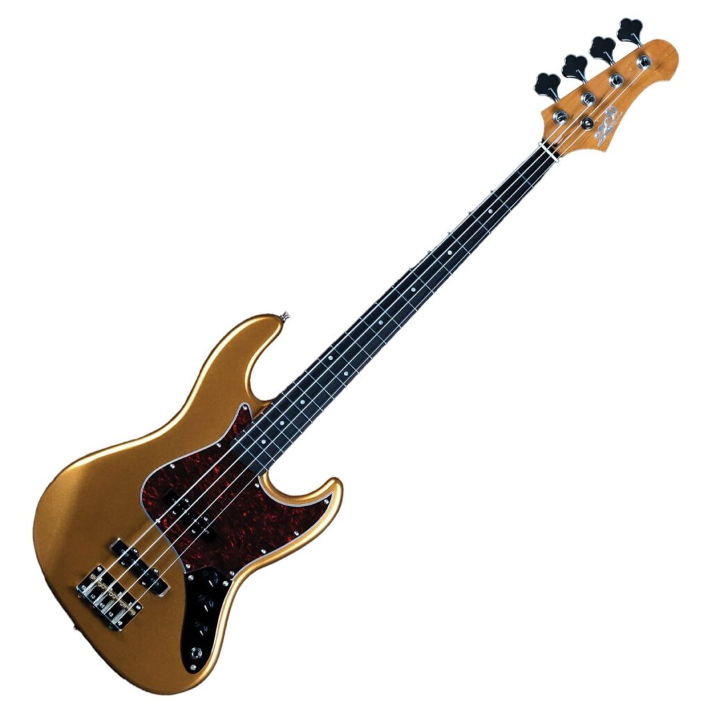 JET Guitars JJB-300 Bass Gold